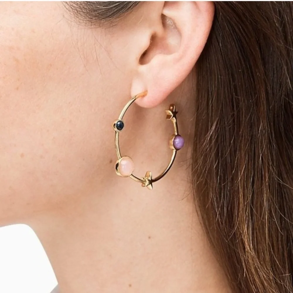 Kate Spade Authentic On The Rocks Multicolored Hoops